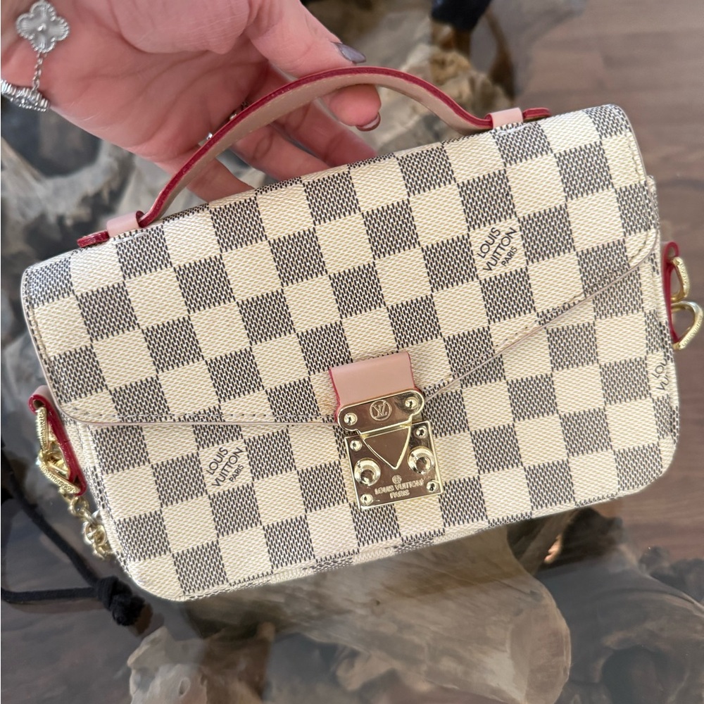Small two tone handbag. Like new